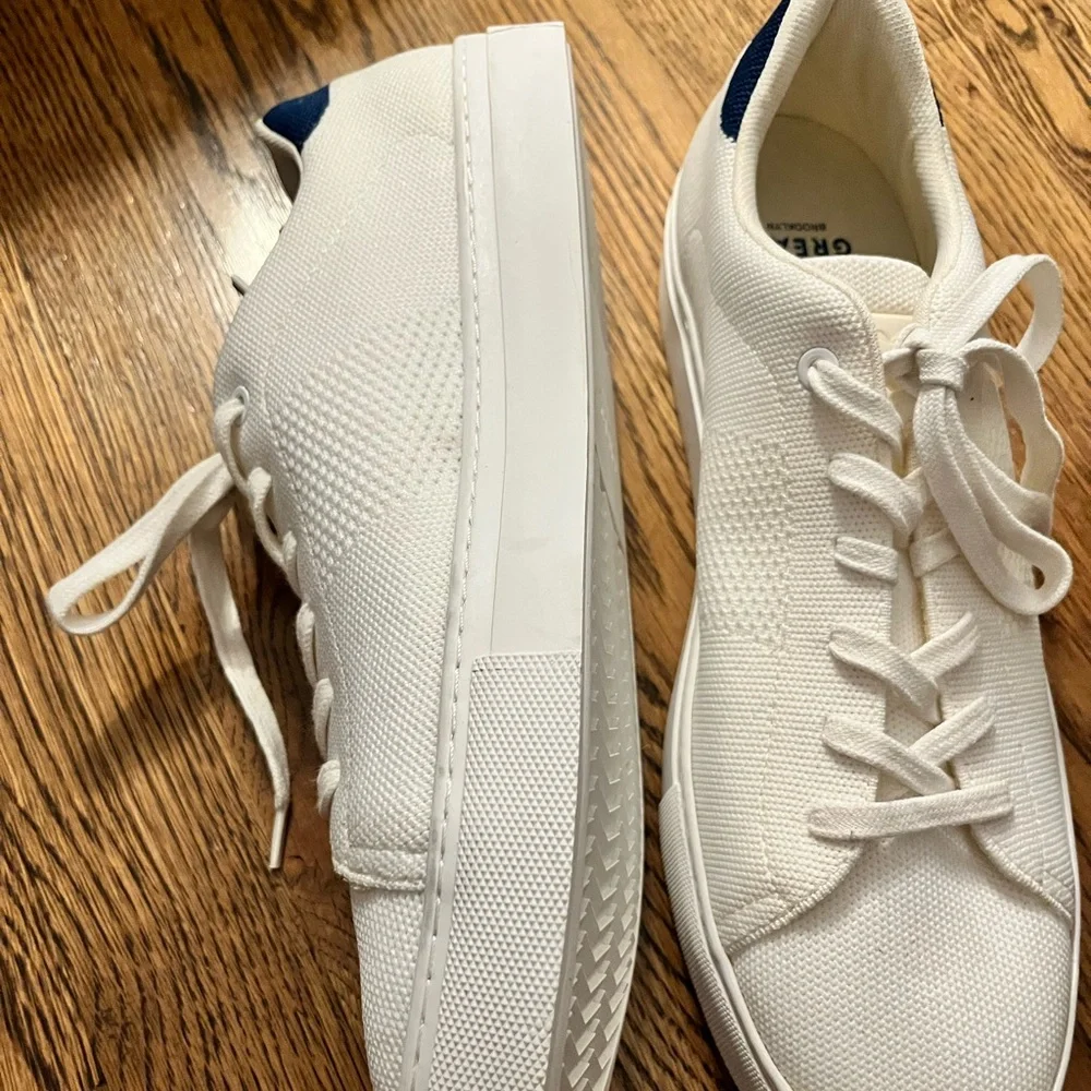 Greats Brooklyn white canvas sneakers